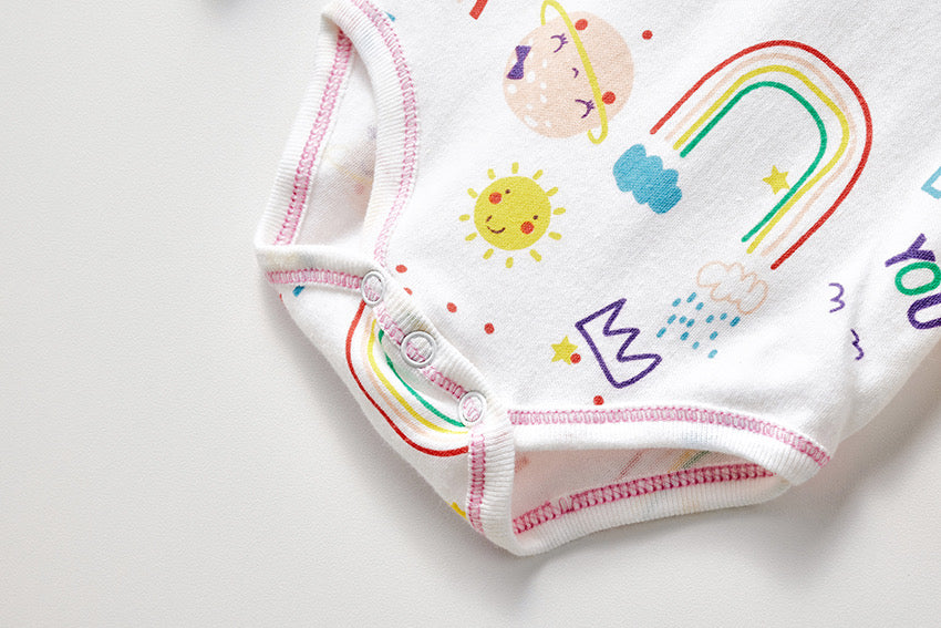 Rainbow - 5 Piece Organic New Born Set