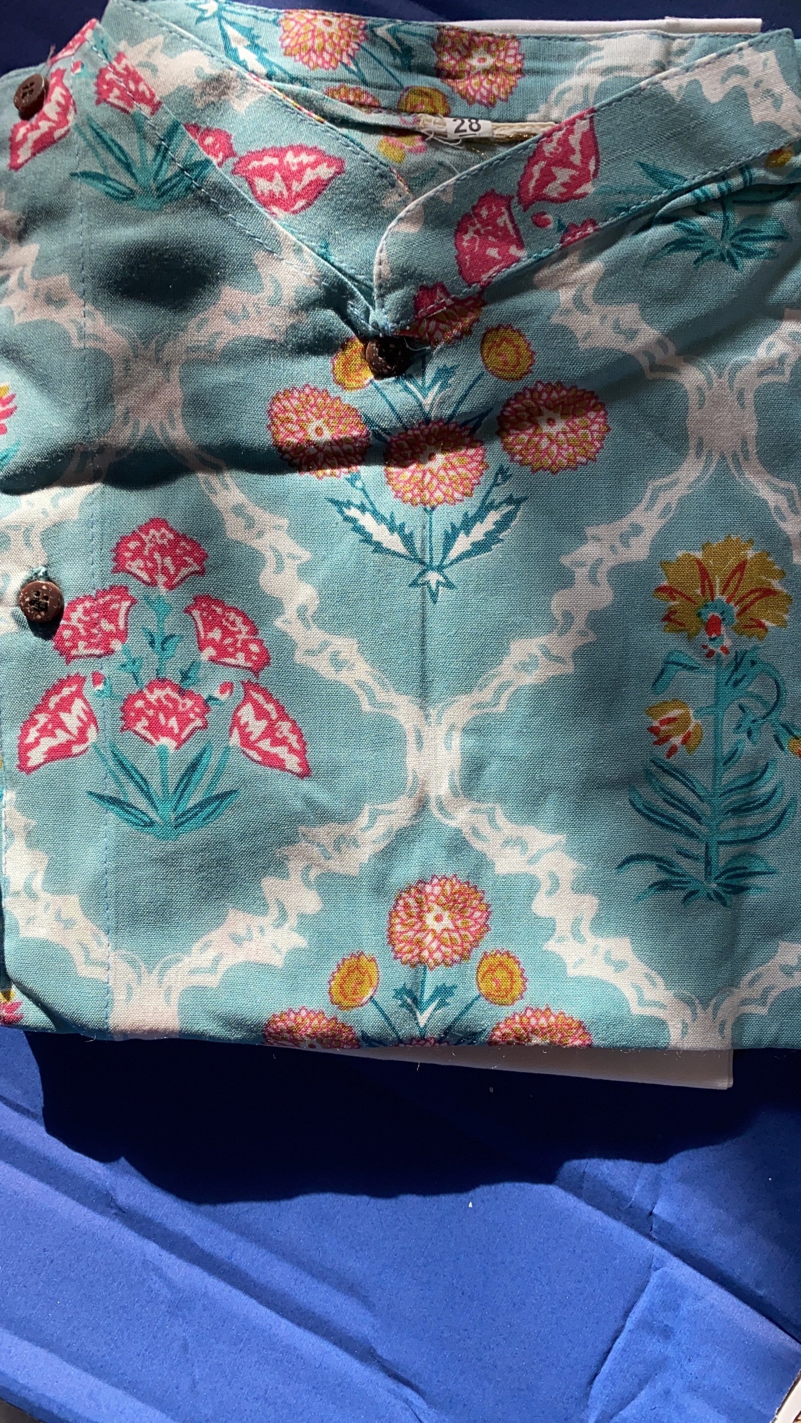 Band Gala Kurta Pajama Set - Blue (6months-14years)