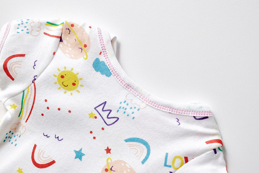 Rainbow - 5 Piece Organic New Born Set