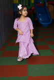 Tara Orchid lehenga kurta set