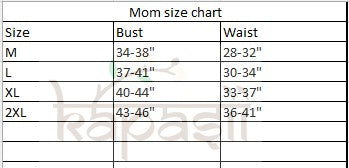 Mom Samudra set - Orange