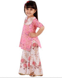 Peach punch sharara set