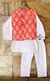 Kapasii Seerat kurta pajama and linen jacket set