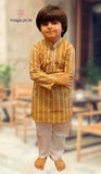 Yellow green kurta pajama set