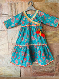 Umang Teal frock set
