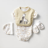 Jungle 5 piece organic new born set