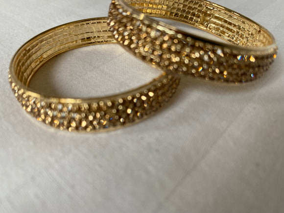 Brass Golden kada with stones