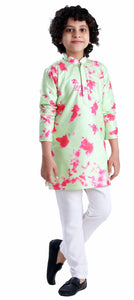 Kapasii (Premium) - Rajwad tie dye premium kurta pajama set for the big boys (6-14years)