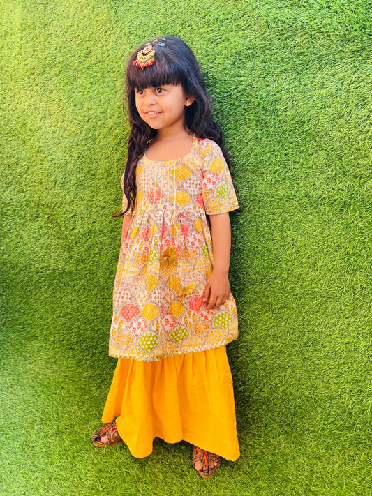 Daughter Mudra set - Yellow (12months-10years)