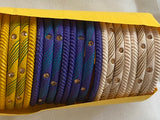 Solid coloured Jaipuri handmade bangles