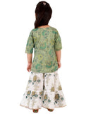 Minty green - sharara set