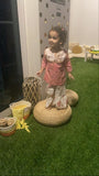 Peach punch sharara set